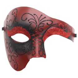 half face butterfly mask