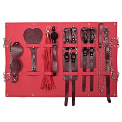 shoulder bag include 8 pcs bondage kit