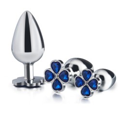 clover diamond metal butt plug